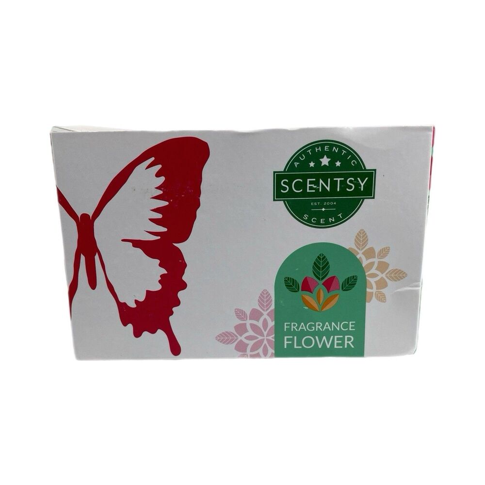 Scentsy Fragrance Flower ~ Christmas Cottage 64740 ~ Flower, Oil, Cap New In Box